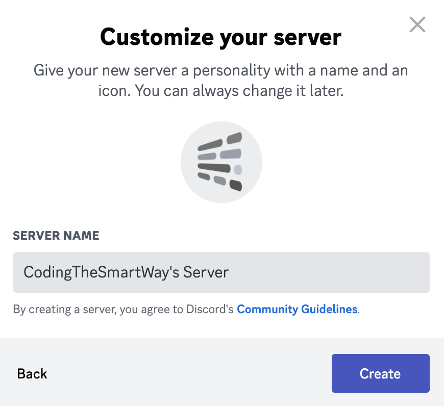 Create new server