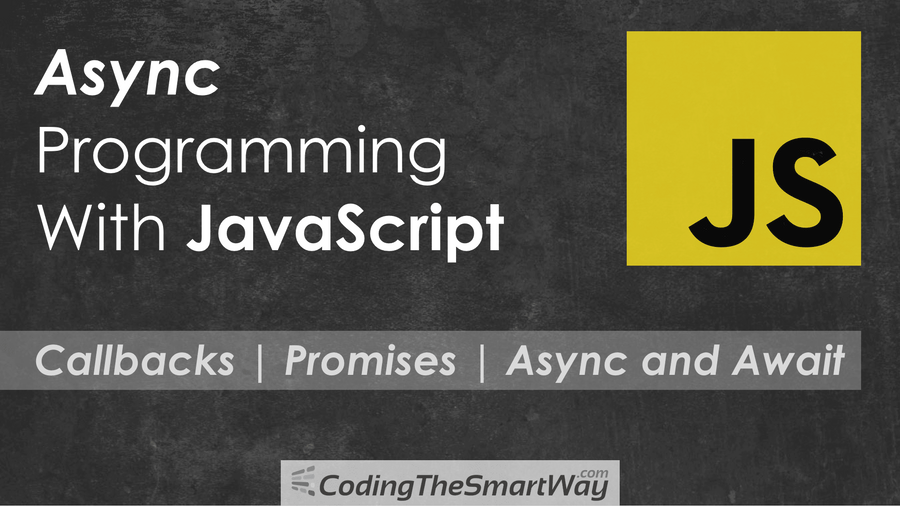 In general JavaScript is running code in a non-blocking way. This means that code which is is taking some time to finish (like accessing an API, reading content from the local file system etc.) is being executed in the background and in parallel the code execution is continued. This behaviour is being described by term asynchronous programming.