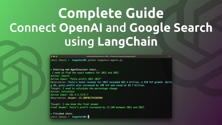 Complete Guide: Connect OpenAI and Google Search using LangChain