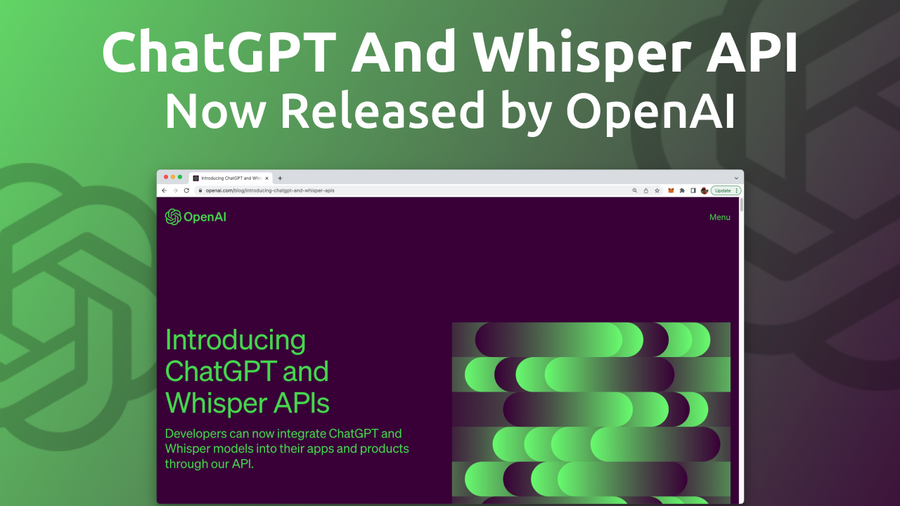 Welcome everyone to this exciting post where we'll be taking a first look at the latest release by OpenAI, the ChatGPT and Whisper API. The release of the ChatGPT and Whisper API marks a significant milestone in the field of natural language processing, as it enables developers and businesses to integrate state-of-the-art language models into their applications with ease.